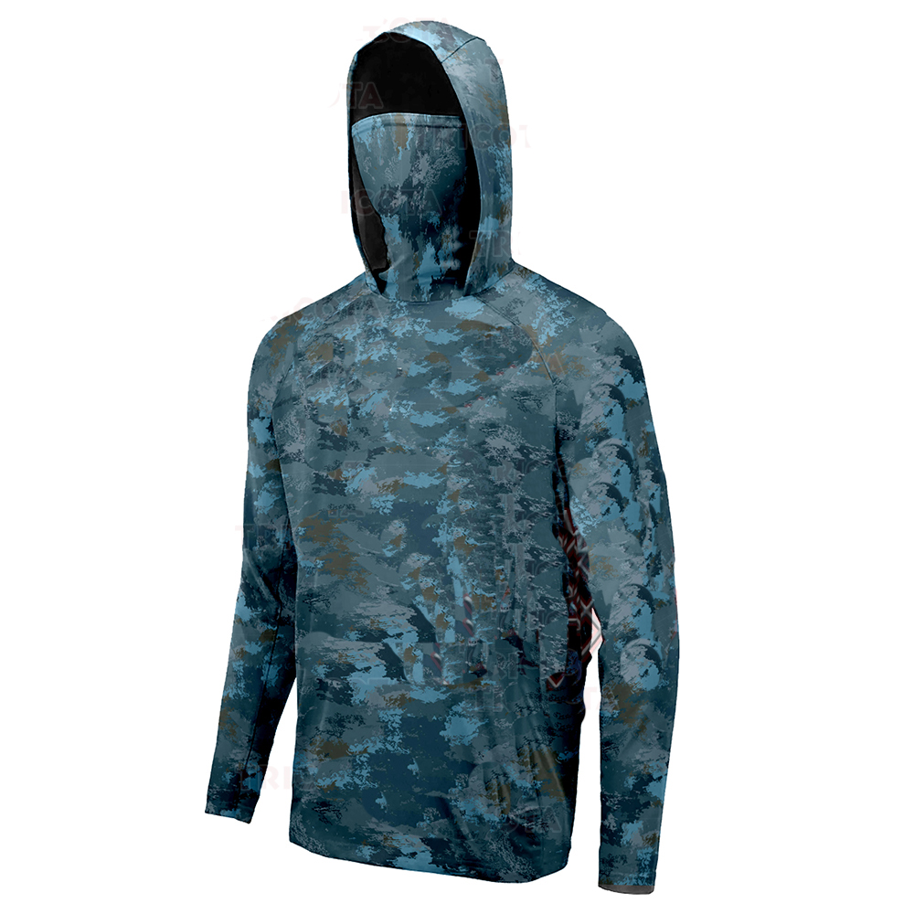 Outdoor Sports - UPF 50 Fishing Shirt+Men's Hooded Fishing