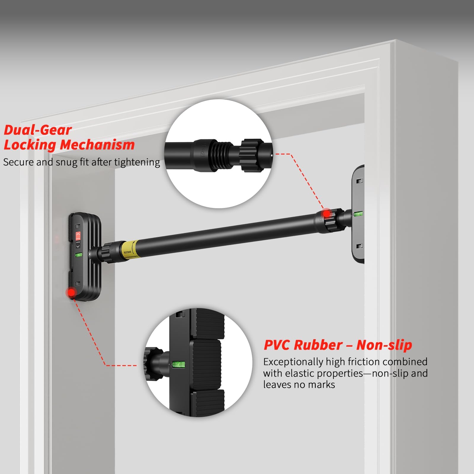 Doorway Pull Up Bar No Screws  - огляд і ціна Chin Bar Doorway