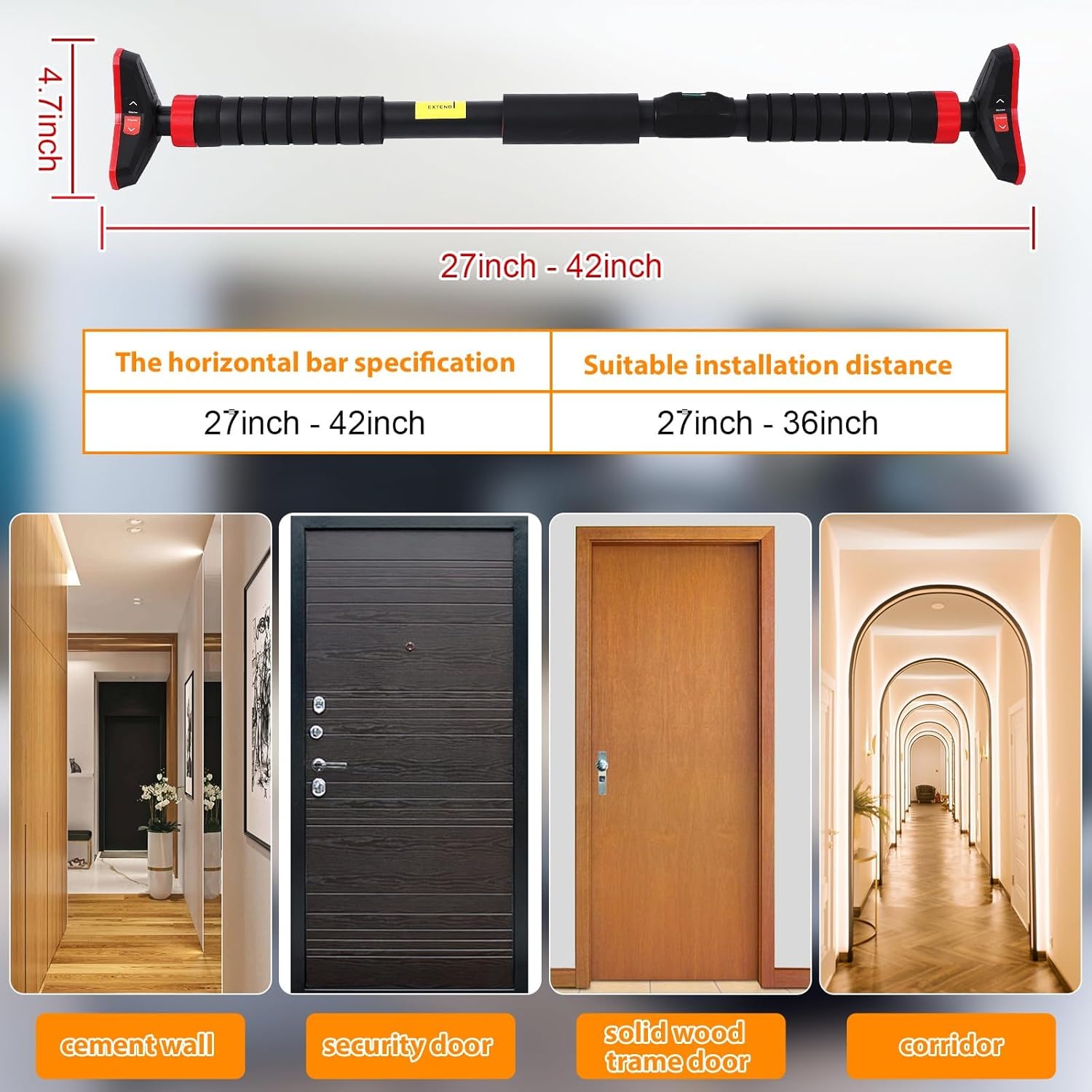 Pull-Up Bar,Chin Up Bar for Do - огляд і ціна Chin Bar Doorway
