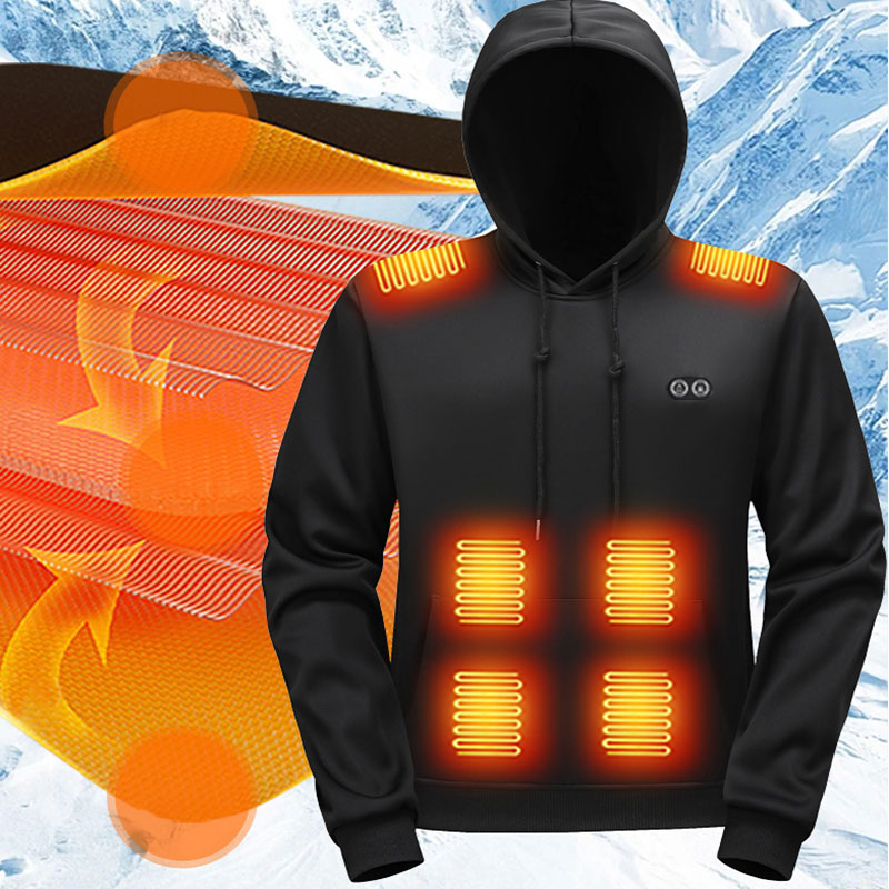 17 Zone Heating Hoodie Sweatsh - огляд і ціна Outdoor Sport Coat