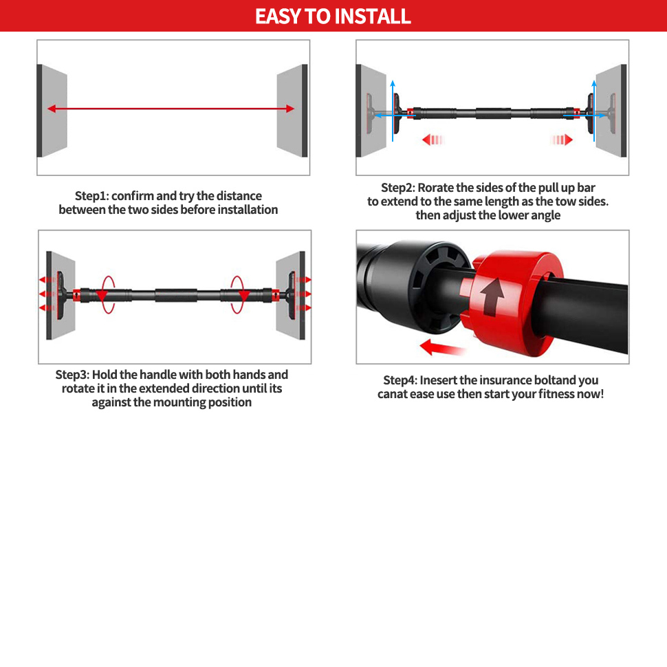 Doorway Pull-up Pullup Bar Hot - огляд і ціна Chin Bar Doorway