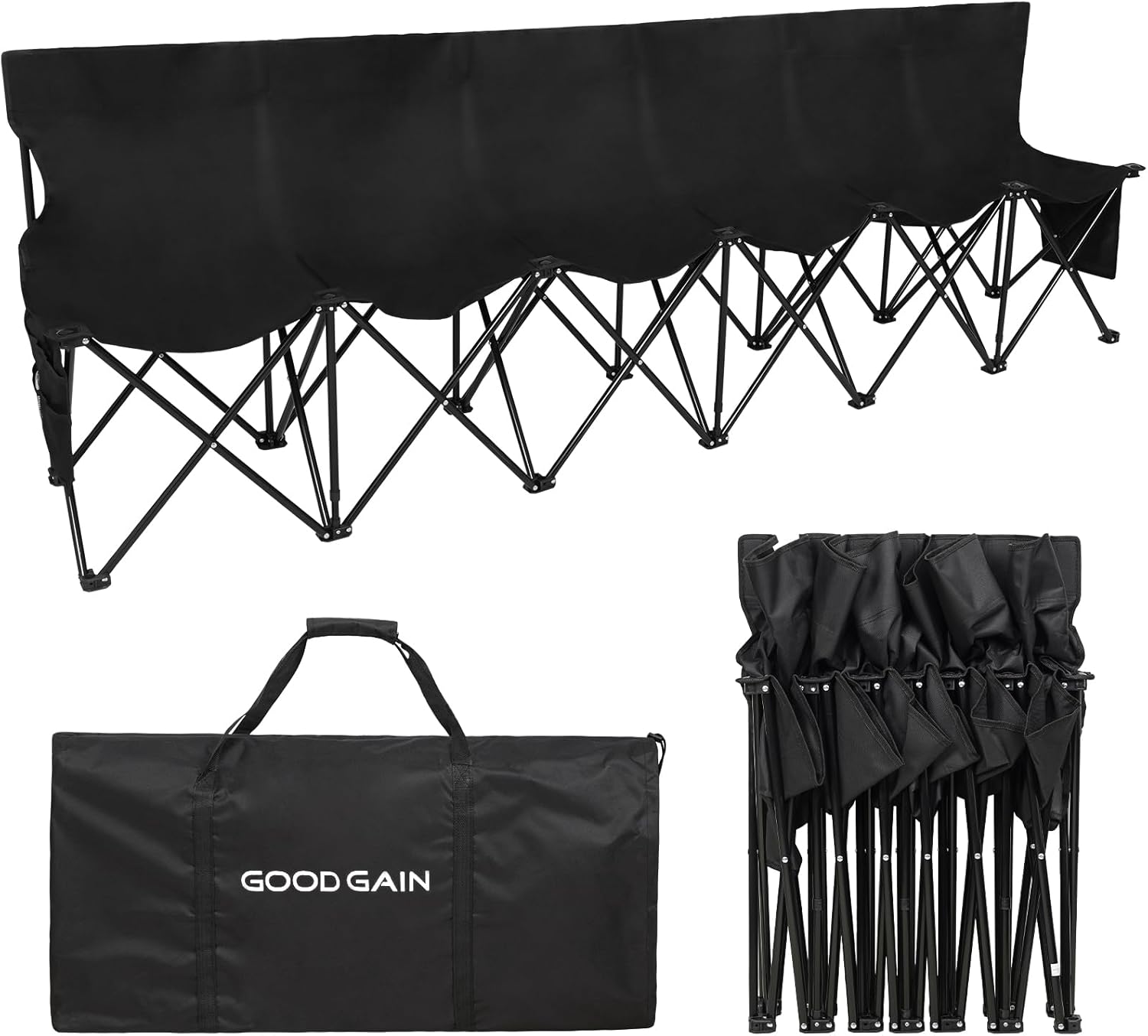 Portable Folding Black Outdoor - огляд і ціна Outdoor Sport Bench
