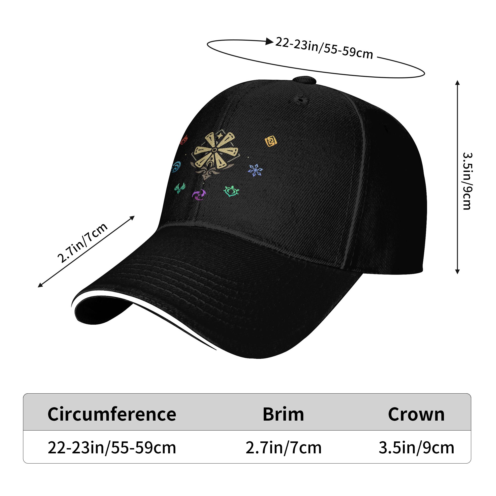 Genshin Impact Elements Impact - огляд і ціна Outdoor Sport Hat Classic
