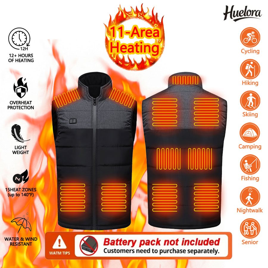 11 Area Heated Stand-collar Ve - огляд і ціна Outdoor Sport Coat