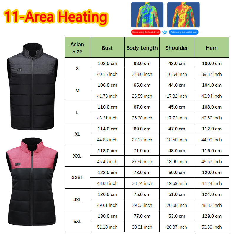 11 Area Heated Stand-collar Ve - огляд і ціна Outdoor Sport Coat
